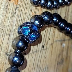 Blue jeweled Bracelet